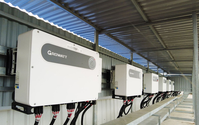 install inverters in a shaded area