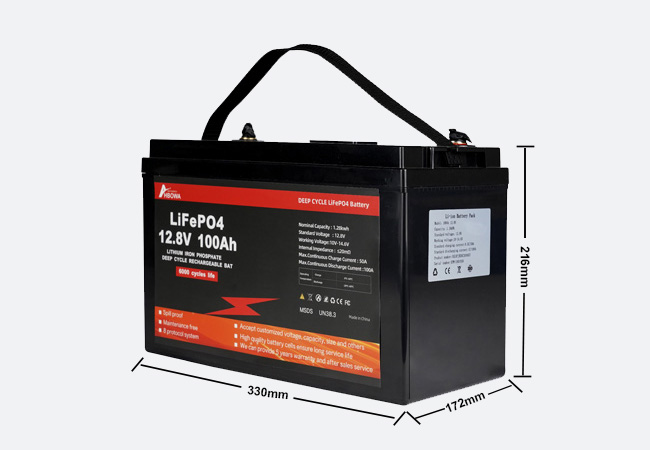 12V 100Ah LiFePO4 Lithium Battery Details - HBOWA