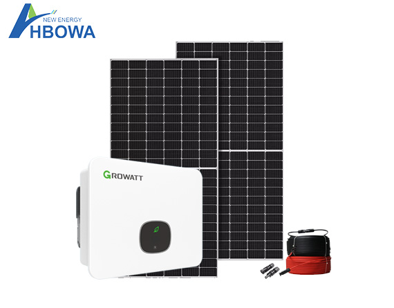 11-30KW on grid solar power system with growatt inverter- HBOWA