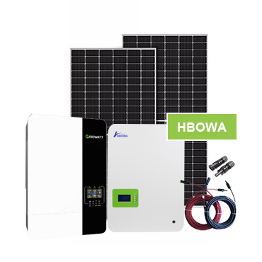 5KW off grid solar system with wall mounted battery