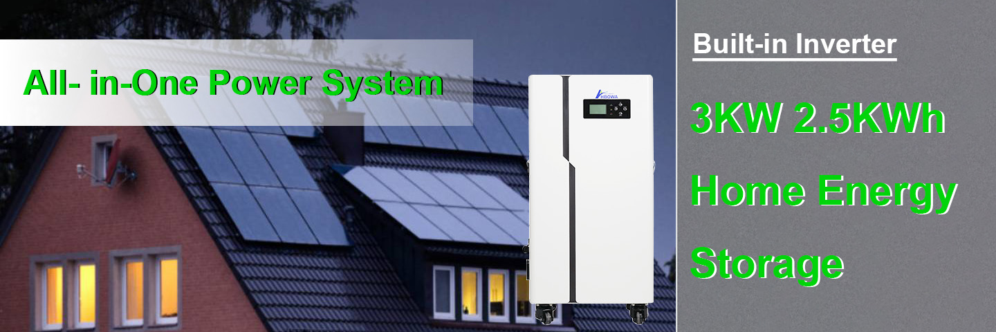 All in one home energy storage system lithium battery and inverter