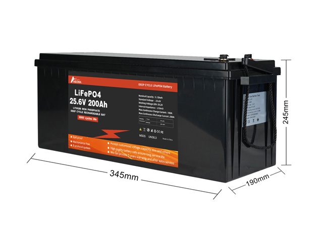 lithium battery 24V 200Ah - HBOWA