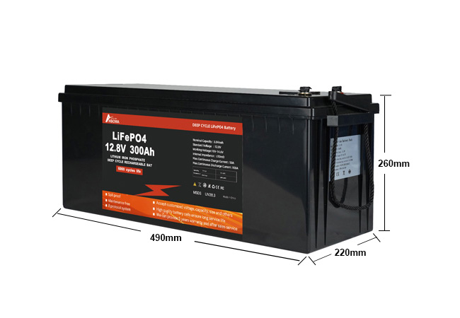 lithium ion battery 12v 300ah- HBOWA