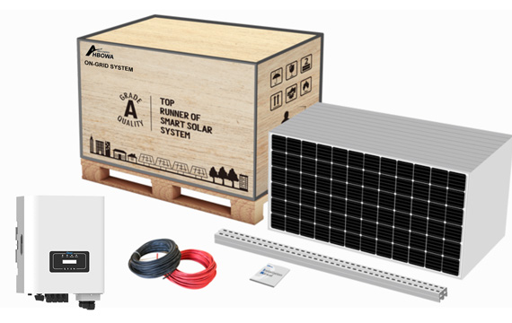 package of 9-11kw on grid solar system