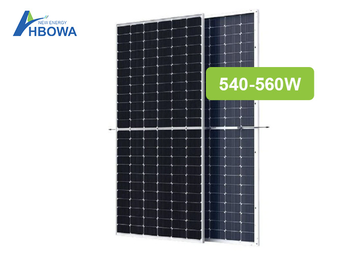 540-560W bifacial solar panel perc monocrystalline solar panel