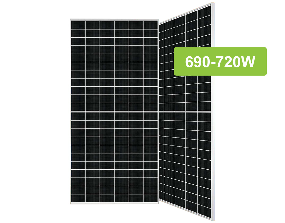 690-720W solar panel mono-bifacial n-type module