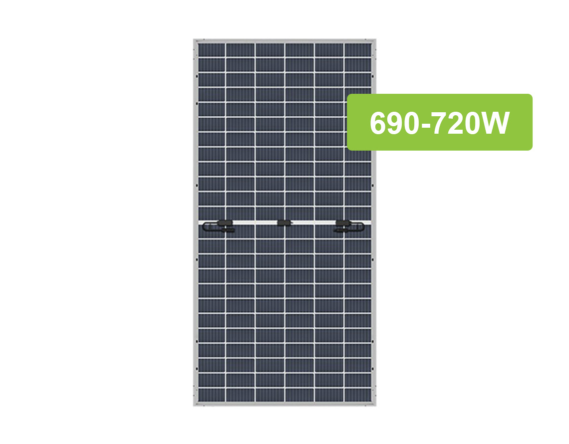 690W 700W 710W 720W solar panel mono-bifacial n-type 210 HBOWA