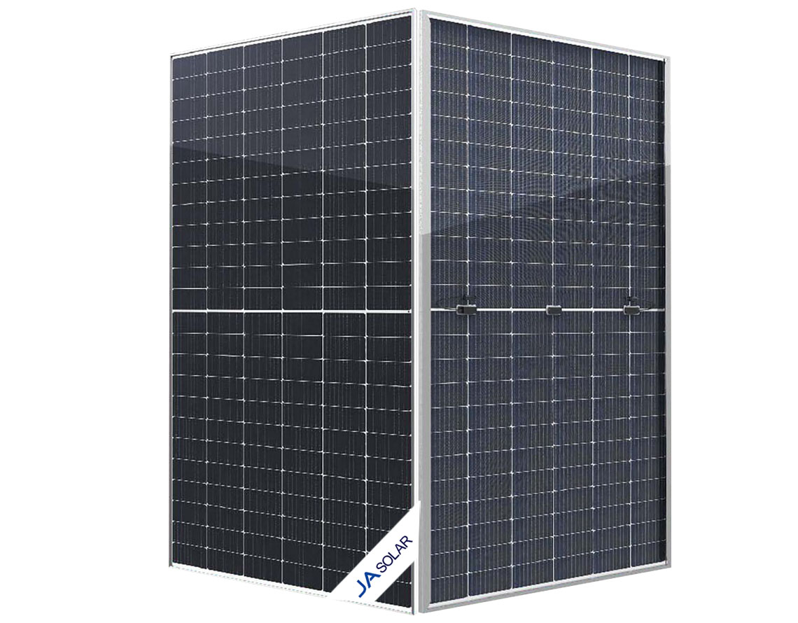 JA dual glass 530W-555W solar panel