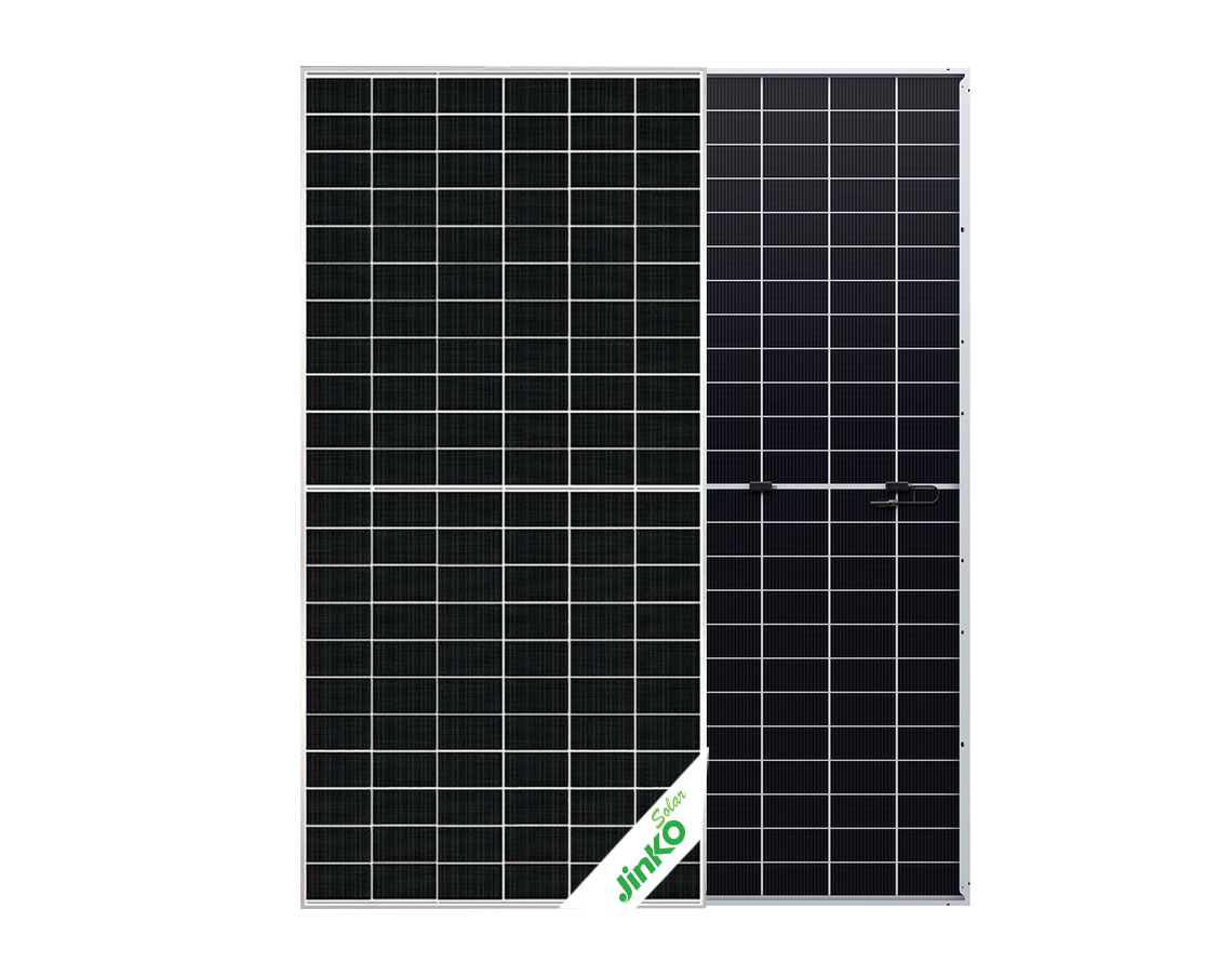 Jinko solar panels dual glass 610-635W