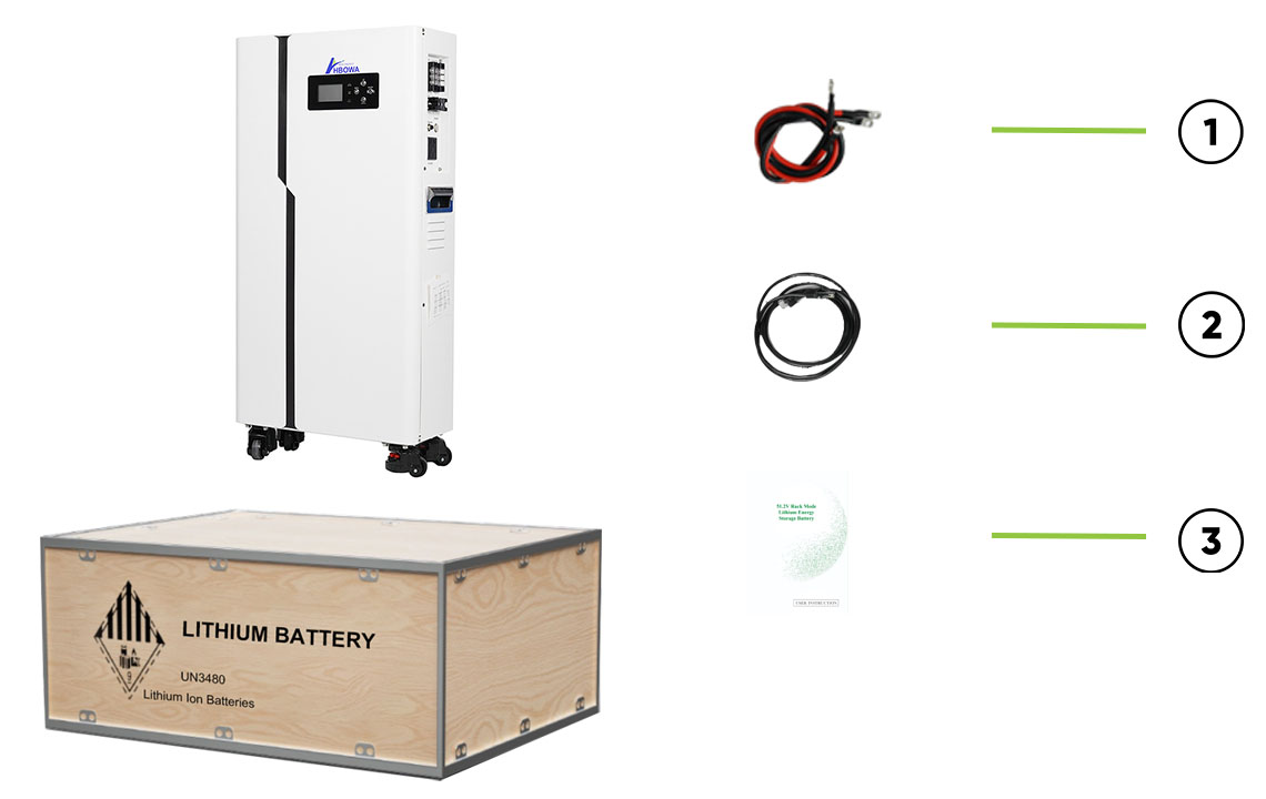 all-in-one energy storage system packing list