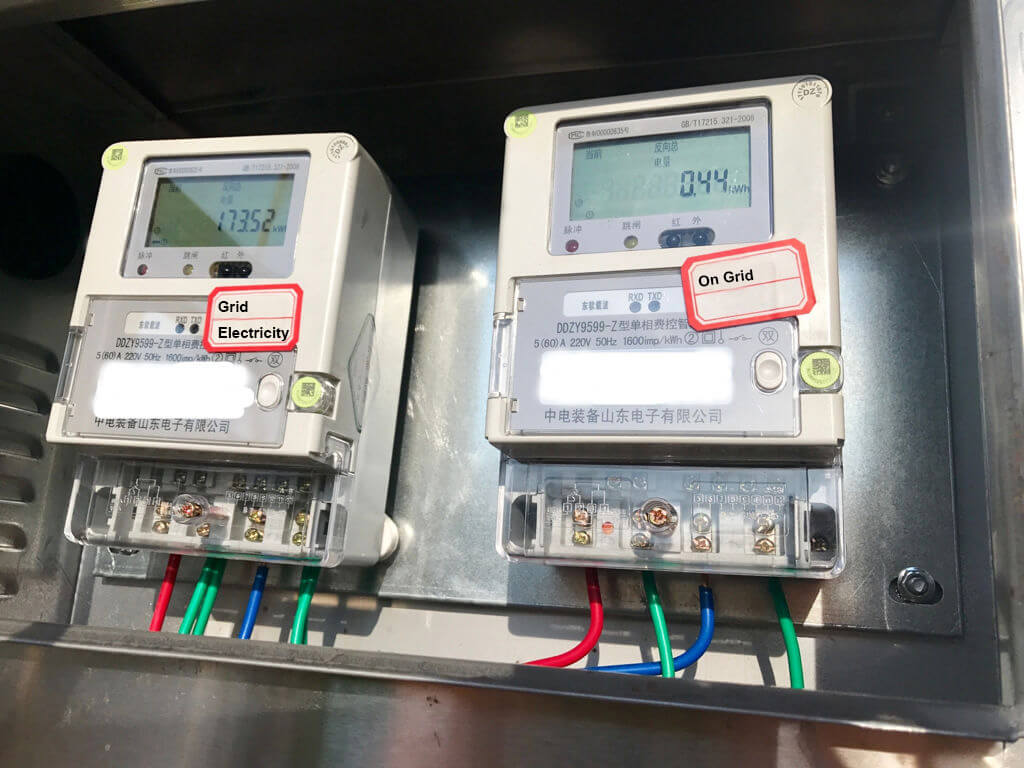 bidirectional electrical meter