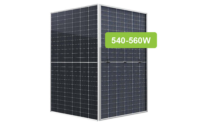 datasheet of Bifacial PERC solar panel 540-560W