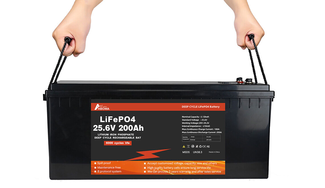 lifepo4 lithium battery 24V 200Ah