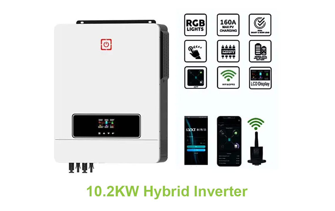 10.2KW Hybrid Inverter for solar system