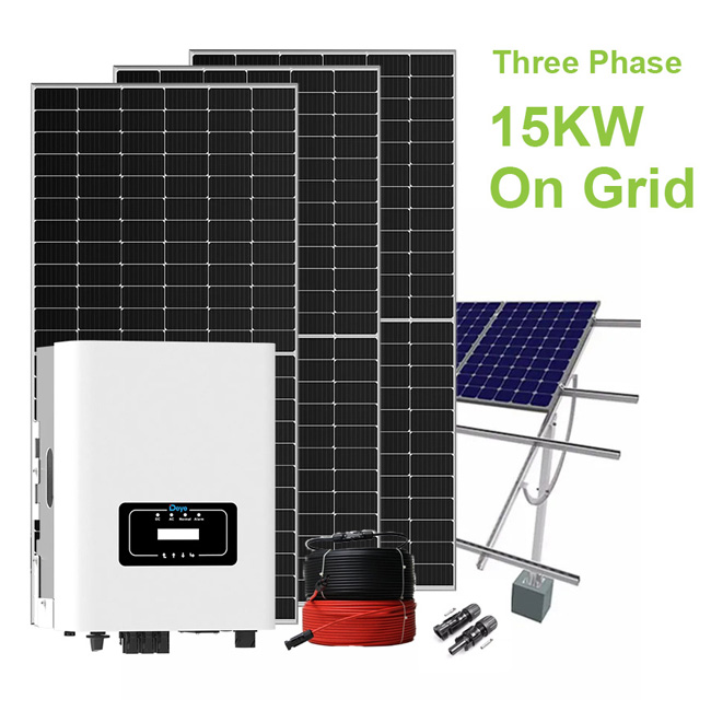 15kw on grid solar system three phase