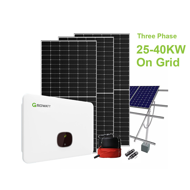 25-40KW On Grid Solar System Three Phase