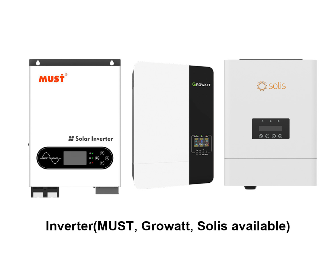 5kw off grid solar power system brand inverter growatt solis must