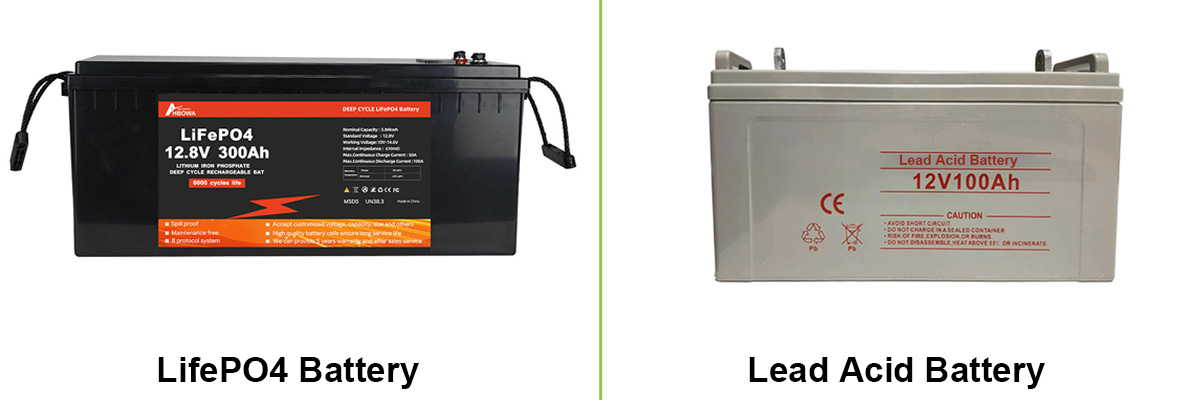 LifePO4 Battery & Lead Acid Battery