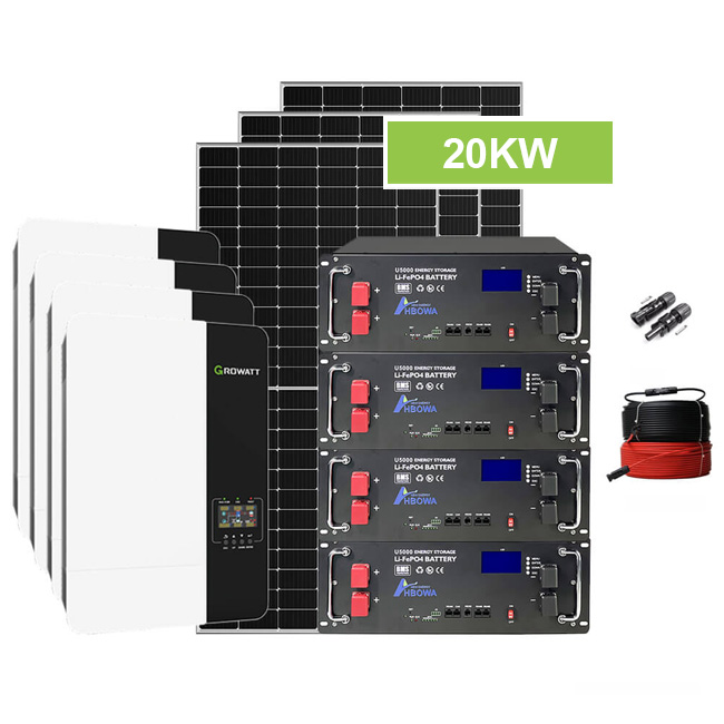 20 kw solar system With growatt inverter