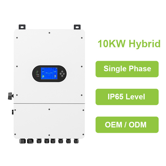 10KW low voltage single phase hybrid inverter from HBOWA