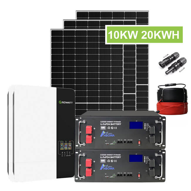 10kw off grid system with battery 20kwh