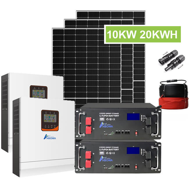 10kw home solar system with battery backup