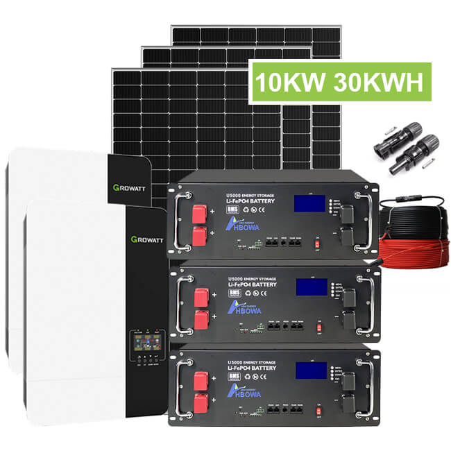 10kw 30kwh off grid system rack mounted battery