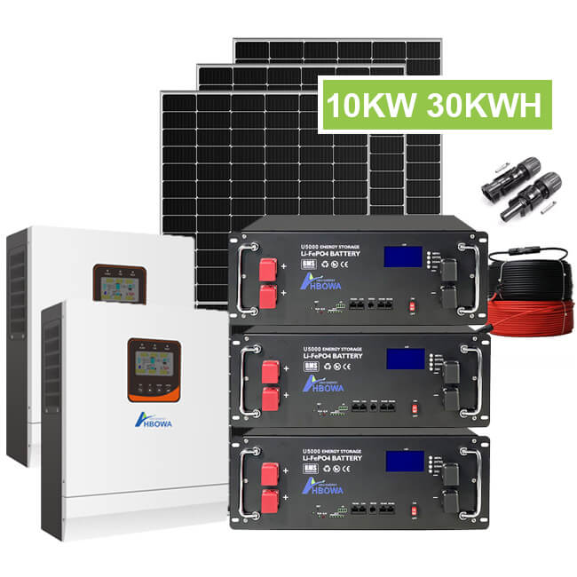 10kw 30kwh off grid system server rack battery