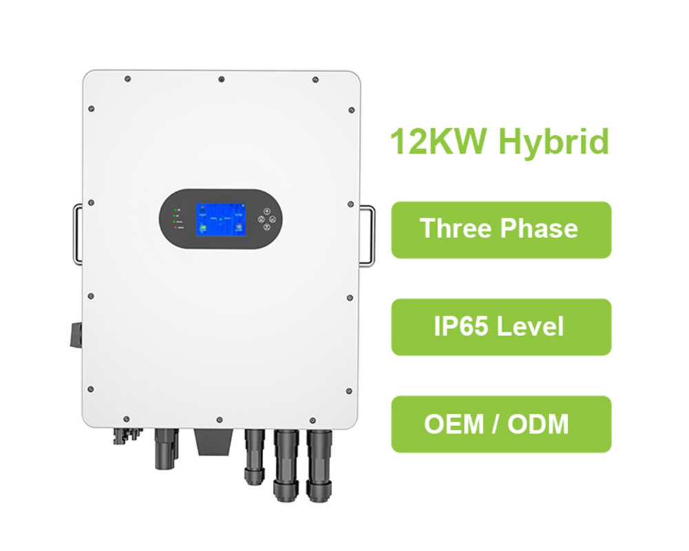 12KW three phase low voltage hybrid inverter from HBOWA