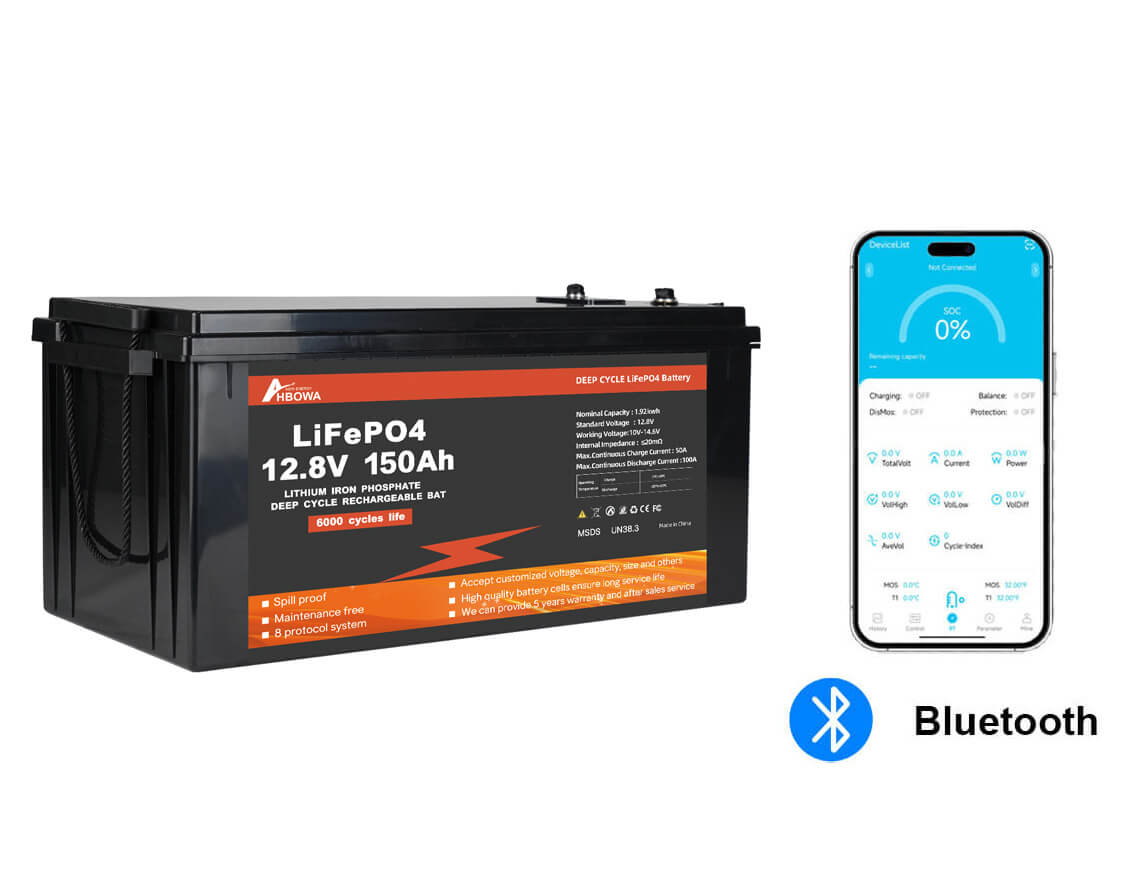 12V 150Ah lithium ion battery for storage