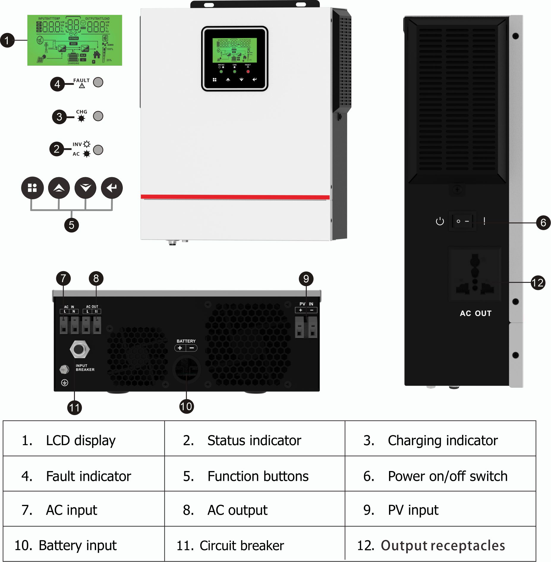 1kw off grid solar inverter