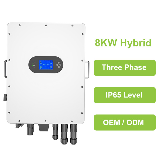 8kw three phase hybrid inverter