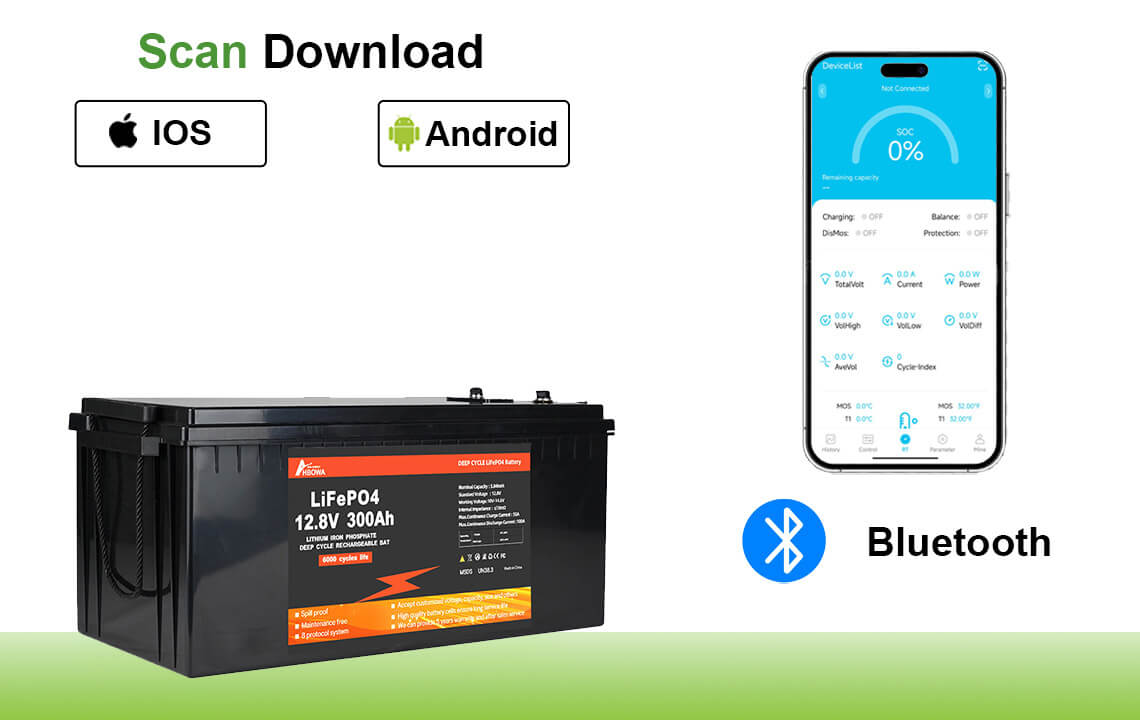 Bluetooth_optional_of_lead_acid_replacement_lifepo4_batteries