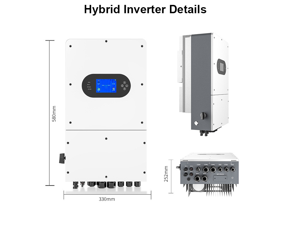 structure of the hybrid solar inverter PD0060G-SPM-EU