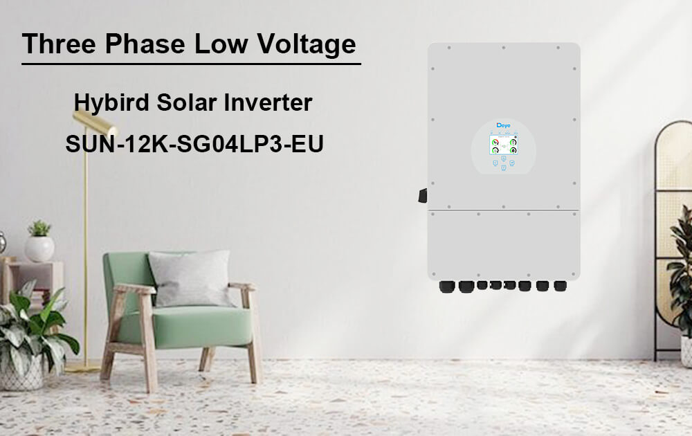 12kw hybrid solar system inverter three phase