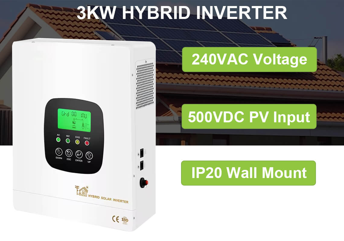 3kw hybrid solar inverter