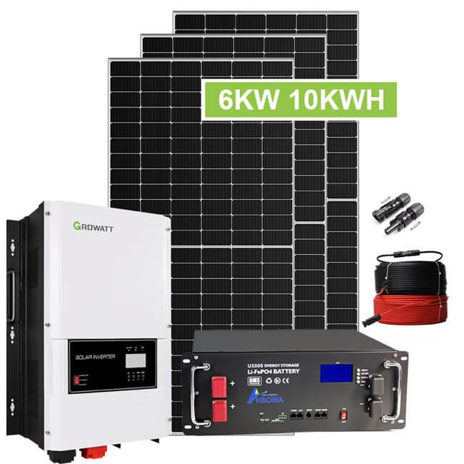 6kw 10kwh off grid solar system split phase type