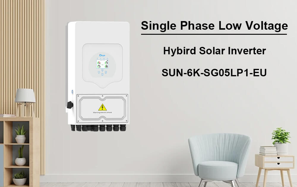 6kw hybrid solar inverter deye single phase