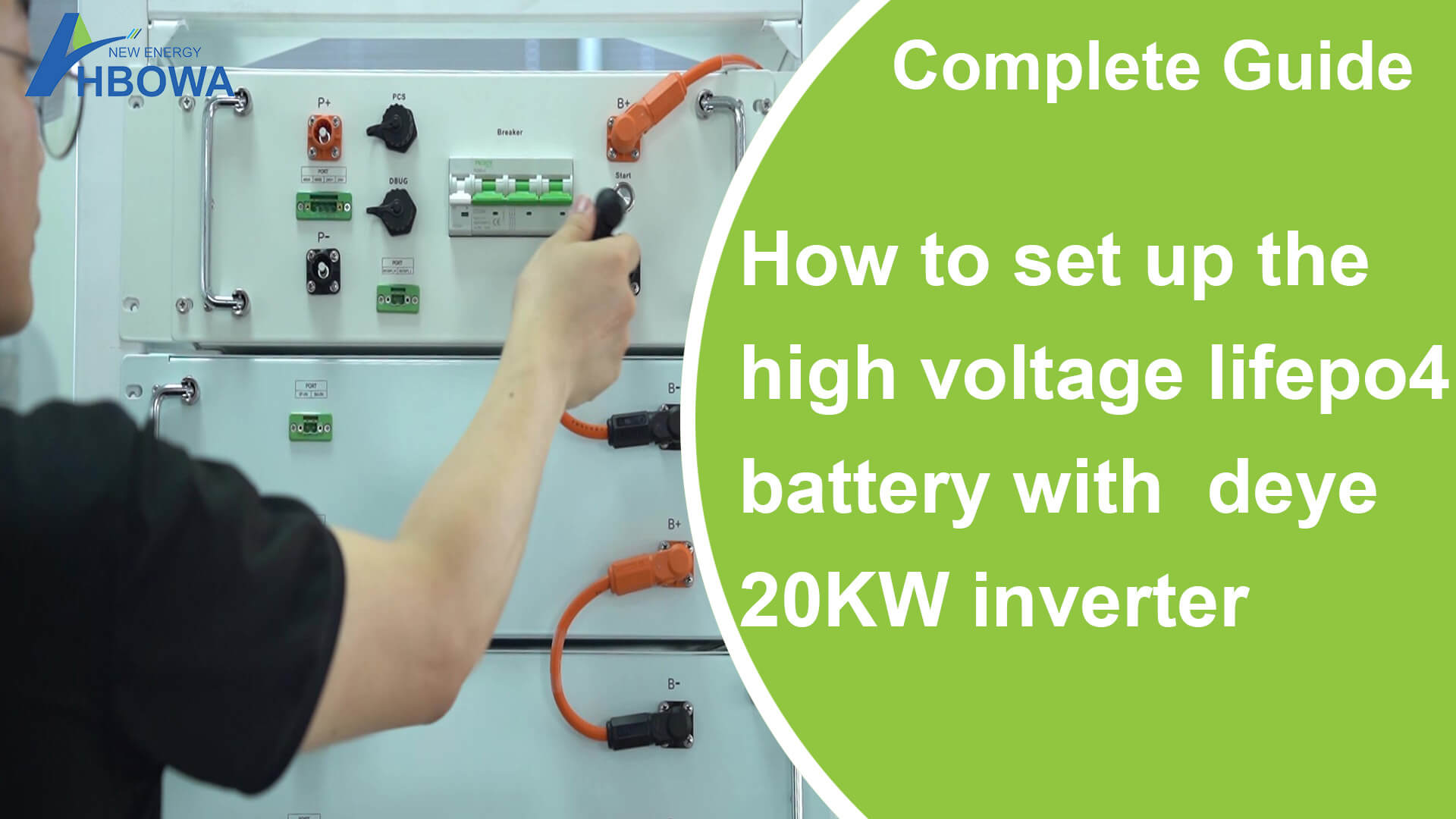 Operation Guide for high voltage LifePO4 Lithium Battery