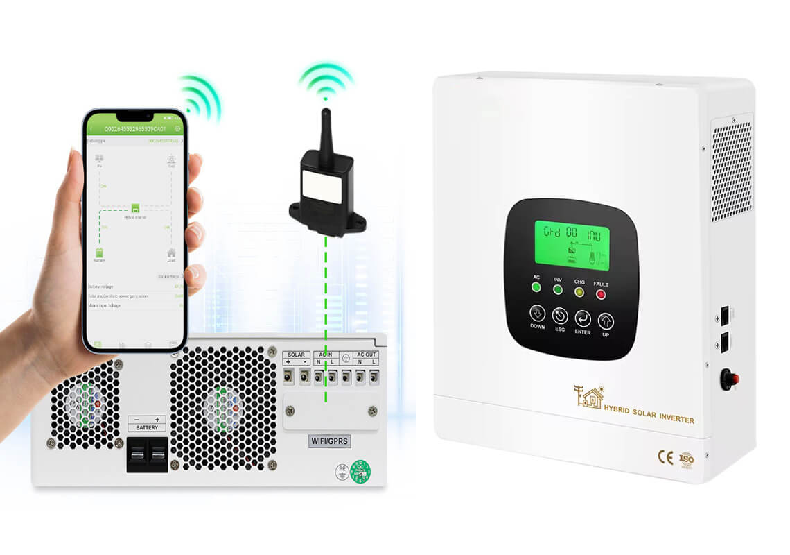 hybrid 6kw inverter for solar system