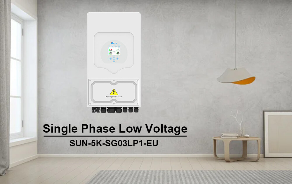 hybrid solar inverter single phase deye SUN-5K-SG03LP1-EU