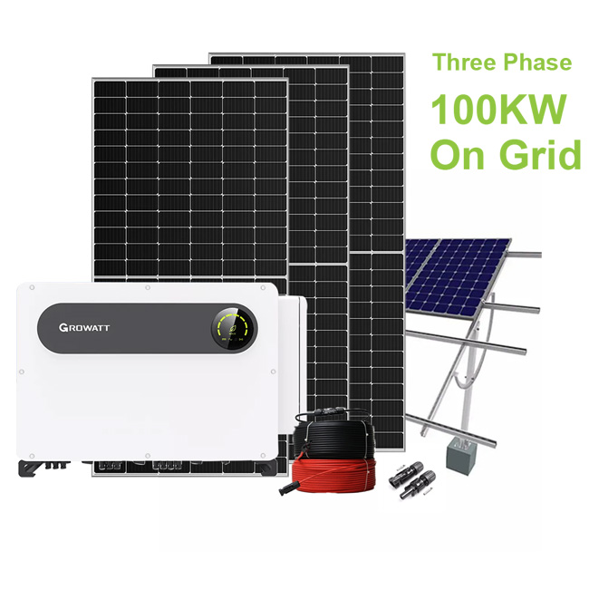 100kw on grid solar system