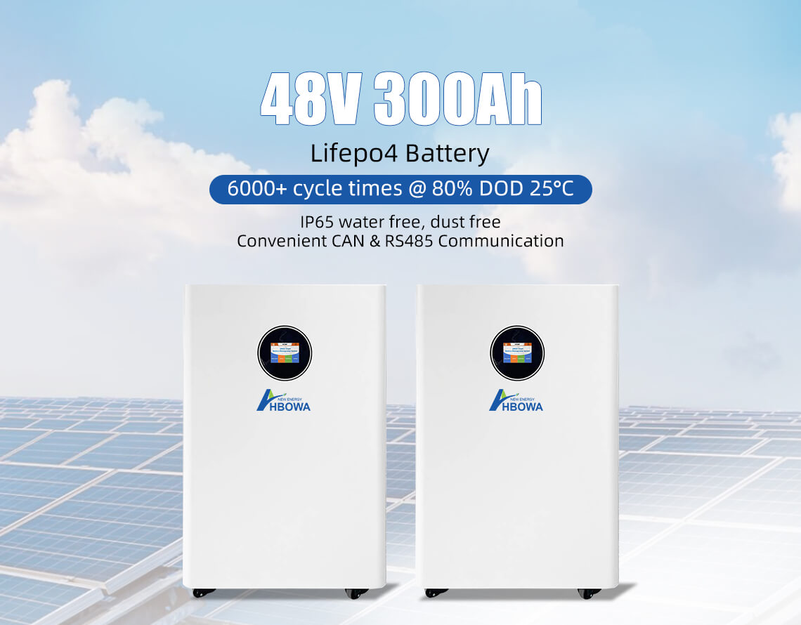 48V 300Ah solar lifepo4 battery