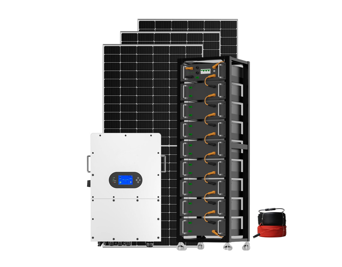 50kw solar system with batteries 80KWh