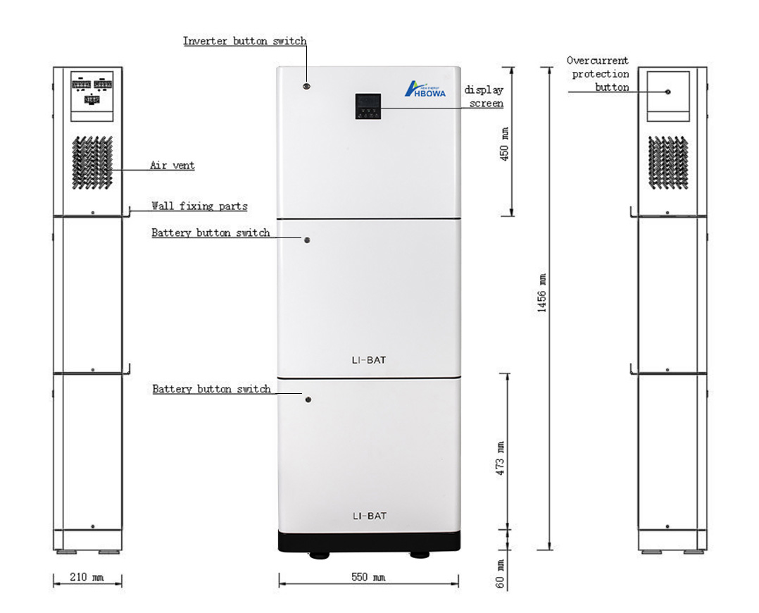 Stackable LiFePO4 Battery structure from China