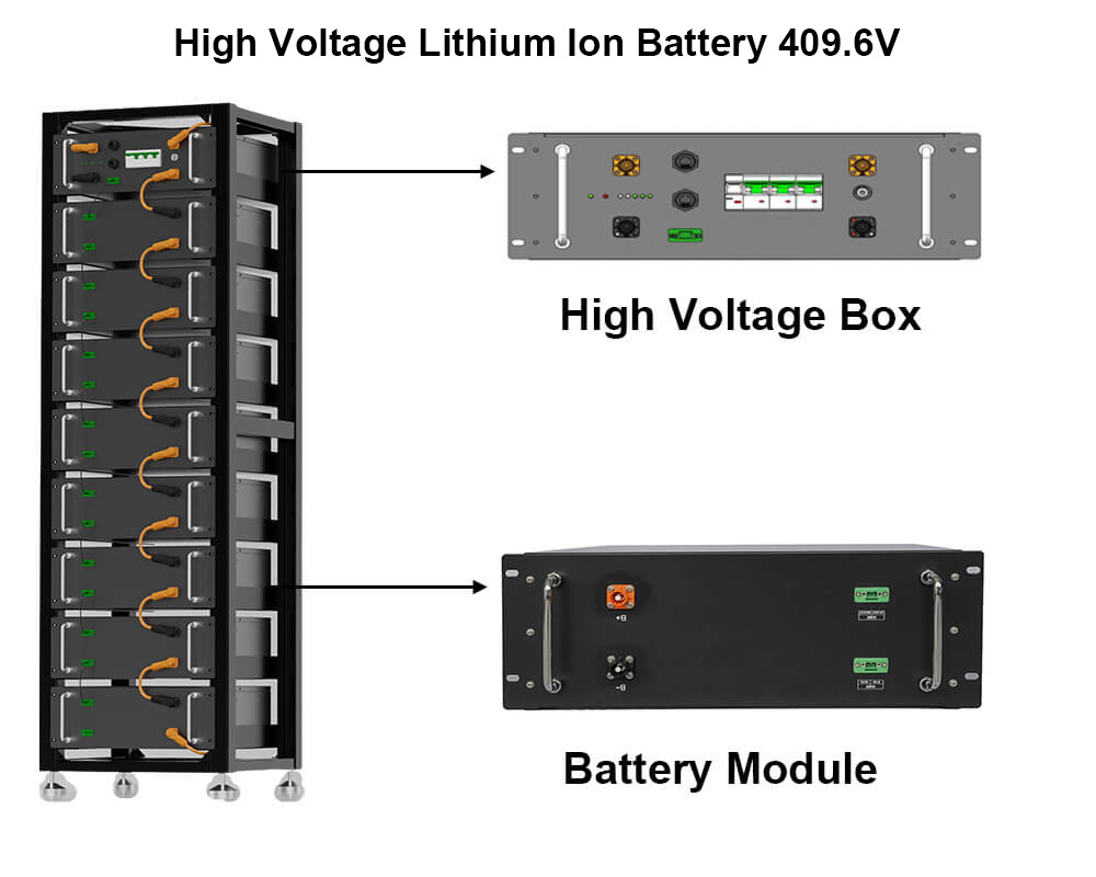 high voltage lihium ion battery 80kwh