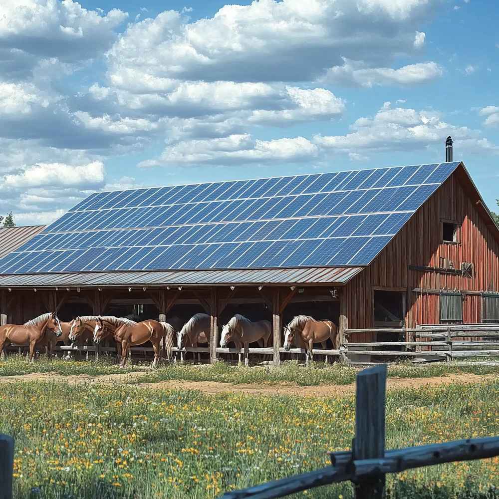 100 kw on grid solar system for farms