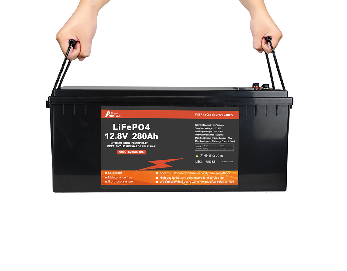 12.8 volt lithium battery