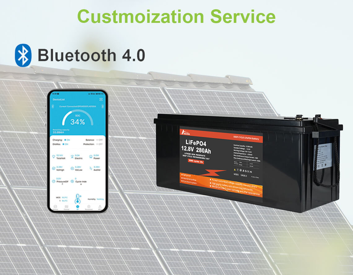 280ah lithium battery customization service