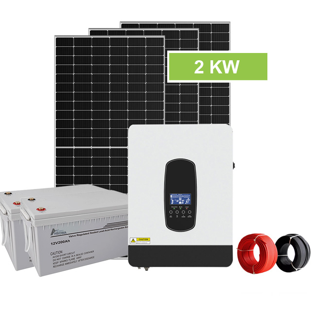 2kw solar panel off grid solar system